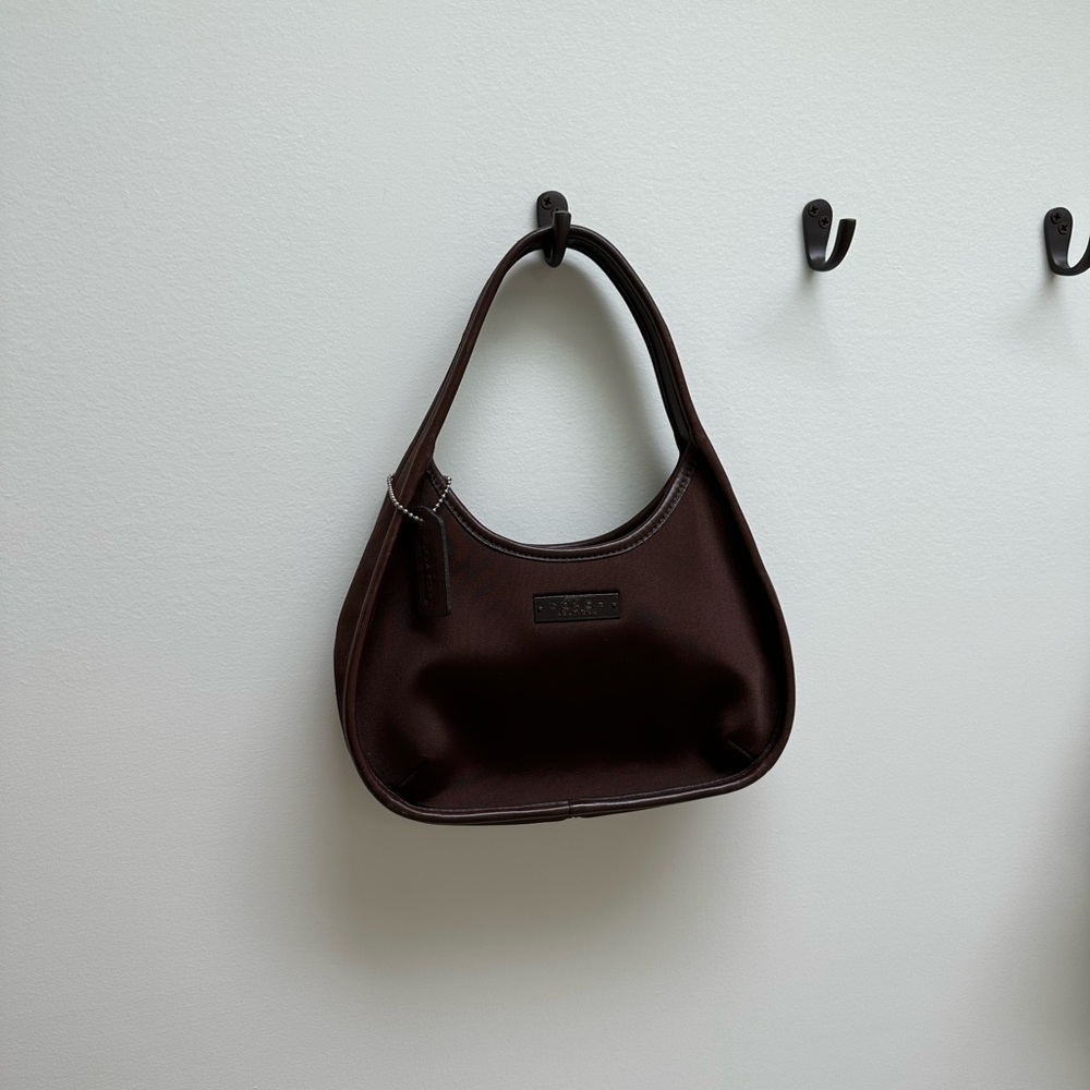 Coach Vintage Ergo Mini Satchel Bag Brown Neoprene